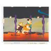 Image 1 : A Signed "Hollyrock-a-Bye Baby" Flintstones Production Cel.