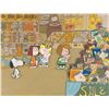 Image 2 : A "Peanuts" Multi-Layer Production Cel and Background.