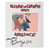 Image 1 : A John Candy signed "Blumpoe The Grumpoe Meets Arnold the Cat" Cel.