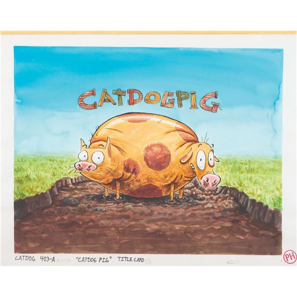 A Nickelodeon "CatDog" Title Card.