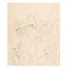 Image 1 : A Walt Disney’s Elmer Elephant Storybook Drawing.
