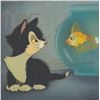 Image 2 : A Courvoisier Figaro & Cleo "Pinocchio" Production Cel.