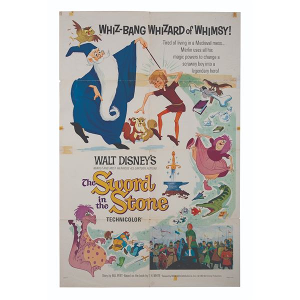 A Walt Disney’s "The Sword in the Stone" One-Sheet Poster.