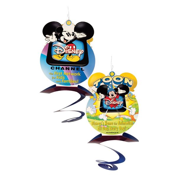 A Pair of Disney Channel and Toon Disney Mobiles.