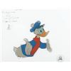 Image 1 : A Signed "Mickey's Christmas Carol" Donald Duck Production Cel.