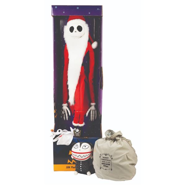 A Large Santa Jack Skellington JUN Planning Plush Doll.
