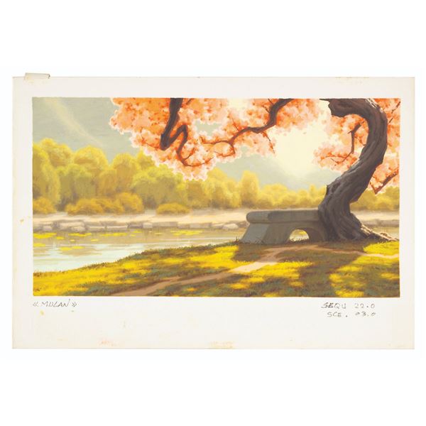 A Color Key Background Concept for “Mulan.”
