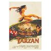 A "Tarzan" One-Sheet Poster.