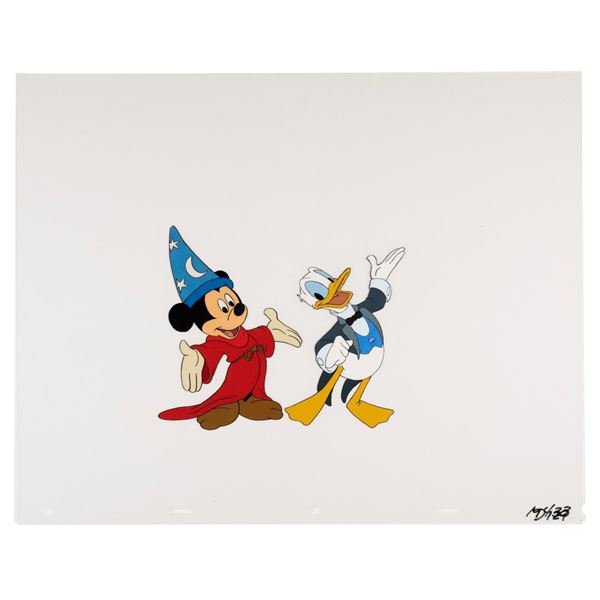 An Academy Award Mickey and Donald Production Cel.