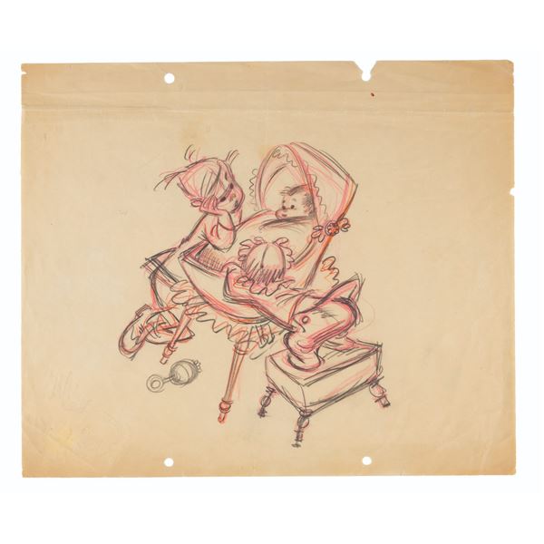 A Fred Moore Layout Drawing.