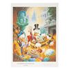 A Carl Barks Signed "Wanderers of Wonderlands" Print.