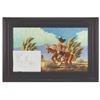 A Carl Barks "Luiseno Seed Gatherers" Original Painting and Preliminary Sketch.