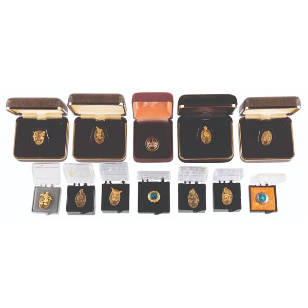 A Disney Service Award Pin Collection.