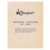 Image 1 : A Disneyland Pre-Opening Lessee Booklet.