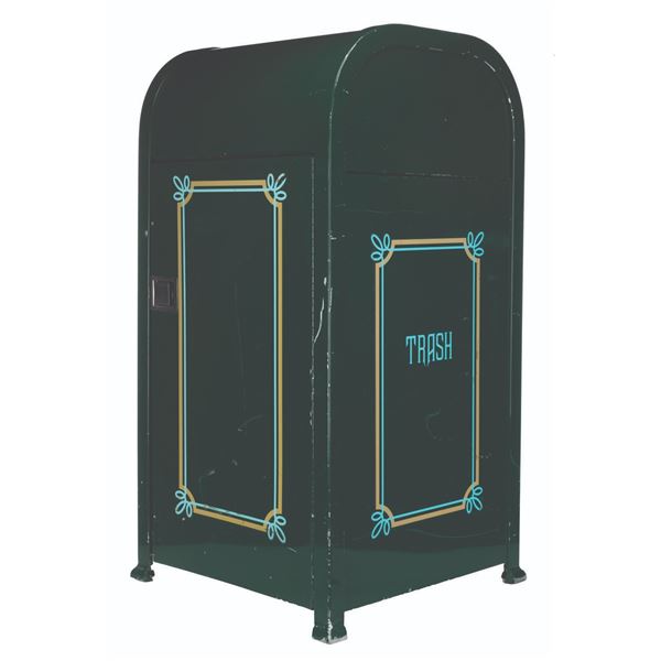 A New Orleans Square Trash Can.