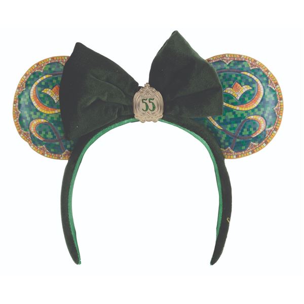 A Pair of Club 33 Emerald Anniversary Minnie Ears.