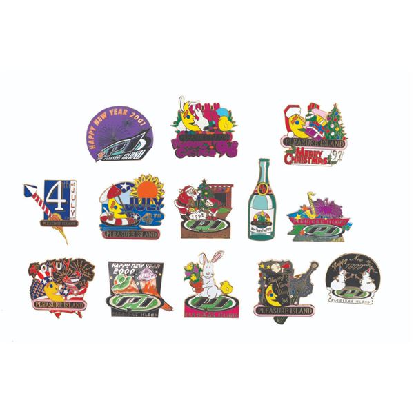 A Pleasure Island Pin Collection.