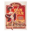 Image 1 : A Knott's Berry Farm Can-Can Calico Saloon Poster.