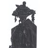 Image 3 : A Rare Pirates Bird Head Skeleton Black-Out Figure.