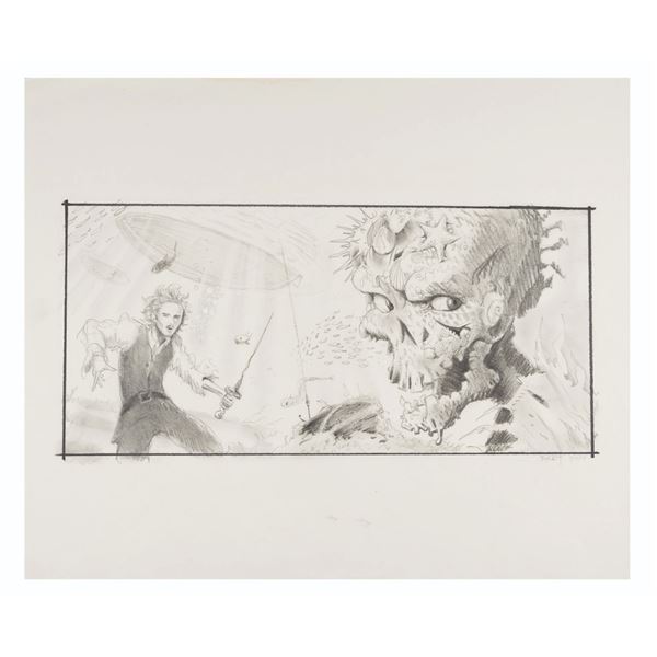 A "Dead Man’s Chest" Will Turner Underwater Storyboard.