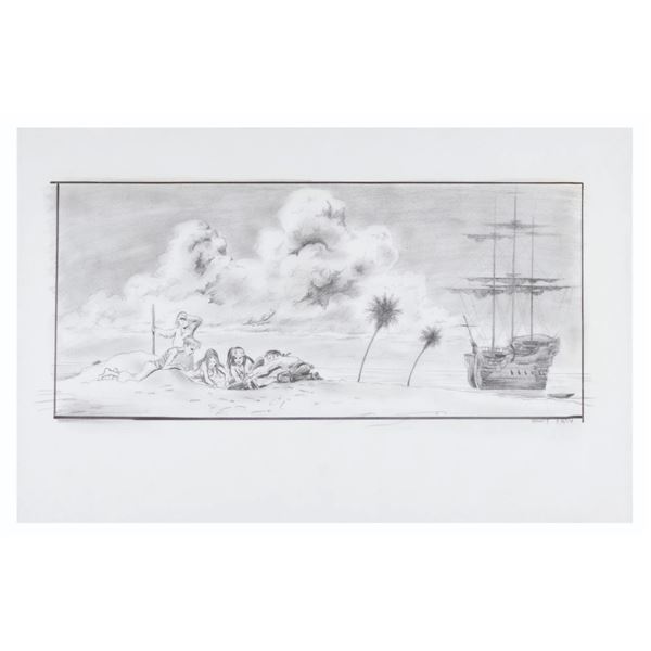 A “Dead Man’s Chest” Digging Up Treasure Storyboard.