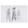 Image 2 : Three “At World’s End" Pirate Lord Concept Drawings.