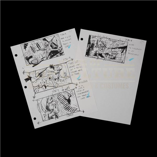 How the Grinch Stole Christmas – Production Used Storyboard Prints – H3-130