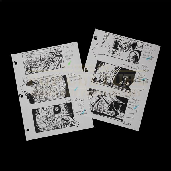 How the Grinch Stole Christmas – Production Used Storyboard Prints – H3-131