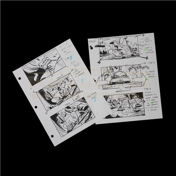 How the Grinch Stole Christmas – Production Used Storyboard Prints – H3-74