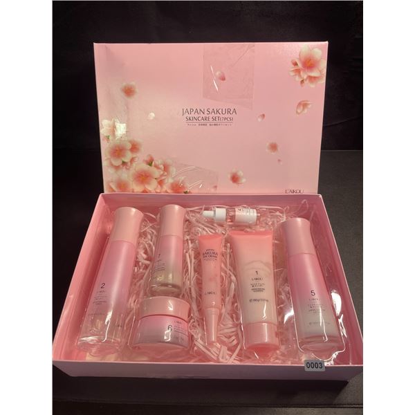 1 Laikou Japan Sakura Skincare Set (7PCS) - Brand New