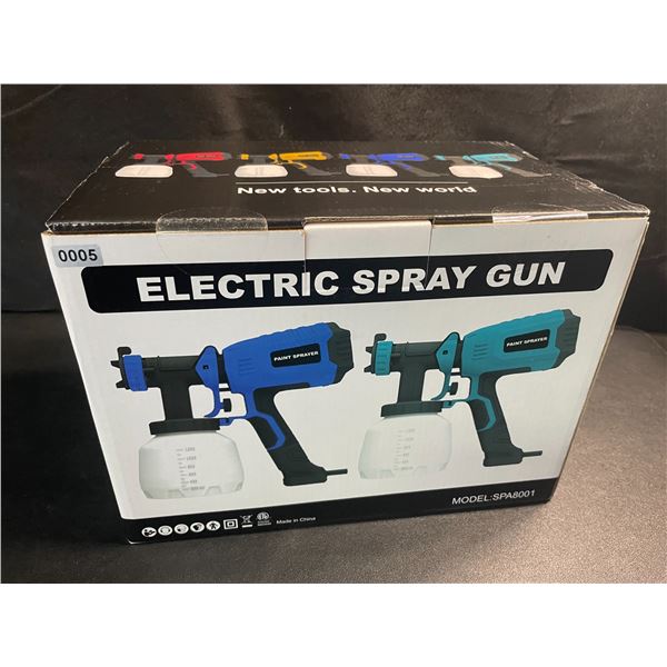 1 Electric Paint Spray Gun - 700W - 1200ml Capacity - Brand New!
