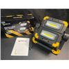 Image 1 : 1 Eefow Rotatable Folding Portable LED Work Light - Rechargeable - 7.91" x 7.5" - Brand New!