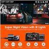Image 7 : 1 VanTrue OnDash N4 3-Channel Dash Camera - 4K Dash Cam, 4K+1080P Front and Rear
