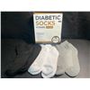 Image 1 : 1 Pack of Diabetic Socks - 6 Pairs - Designed for People with Diabetes, Edema, Neuropathy, etc.