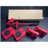 Image 3 : 1 Furniture Lifter/Heavy Appliance Dolly Roller Tool Set (4 Sliders Included) for Easy Moving - New