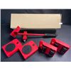 Image 3 : 1 Furniture Lifter/Heavy Appliance Dolly Roller Tool Set (4 Sliders Included) for Easy Moving - New