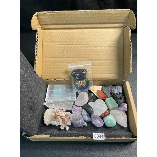 Set of Healing Crystal Stones/Meditation Chakra Tumbled Stones - New