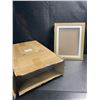 Image 2 : 1 Box of 4 Kids Art Storage Frames - For Framing Kids Artworks - 8.5" x 11" - Walnut - New
