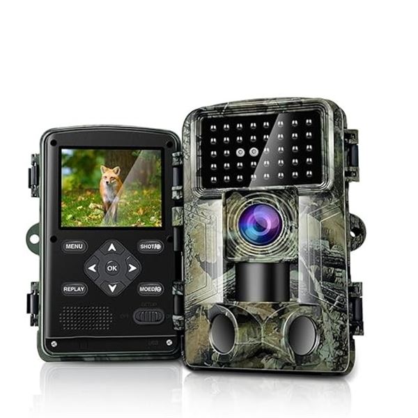 1 Haza Hunting Trail Camera (Model: PR800) - Waterproof, Night Vision, 2" Screen - Brand New!
