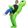 Image 1 : 1 Adult Inflatable Alien Costume/Blow Up Alien Costume - Brand New in Box!
