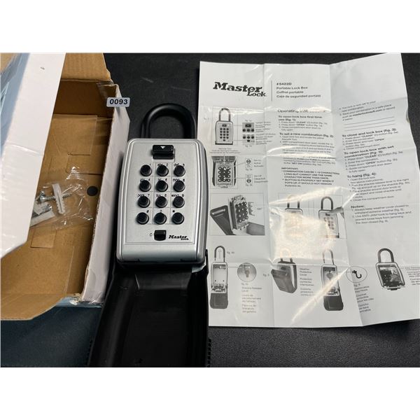 1 MasterLock Portable Lock Box