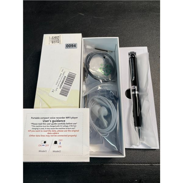 1 Digital Voice/Audio Recorder Pen - Brand New