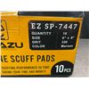 Image 3 : 1 Box of Ultra Fine Scuff Pads - 10PCS - 6" x 9" Size