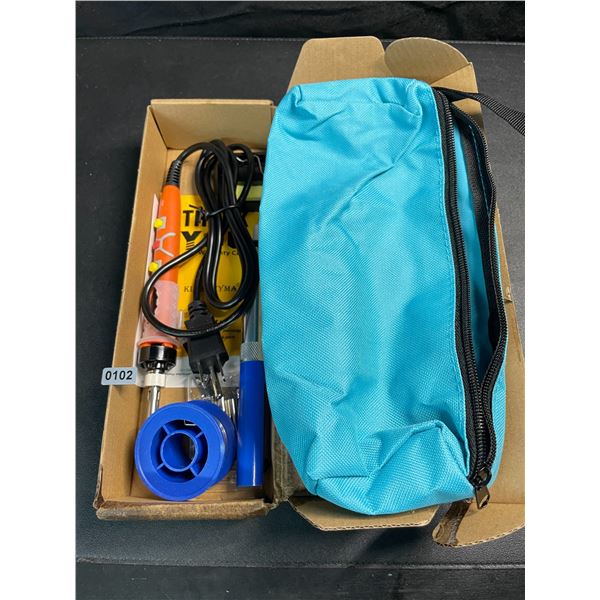 1 Soldering Iron Tool Set - New (Damaged Box)