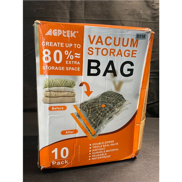 1 Box of Vacuum Storage Bags - 10 Pack - Large Size (23.6" x 31.5")