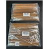 Image 2 : 2 Packs of Bamboo Knitting Needles - 75PCs Per Pack (15 Sizes; 2mm to 10mm) - Brand New!