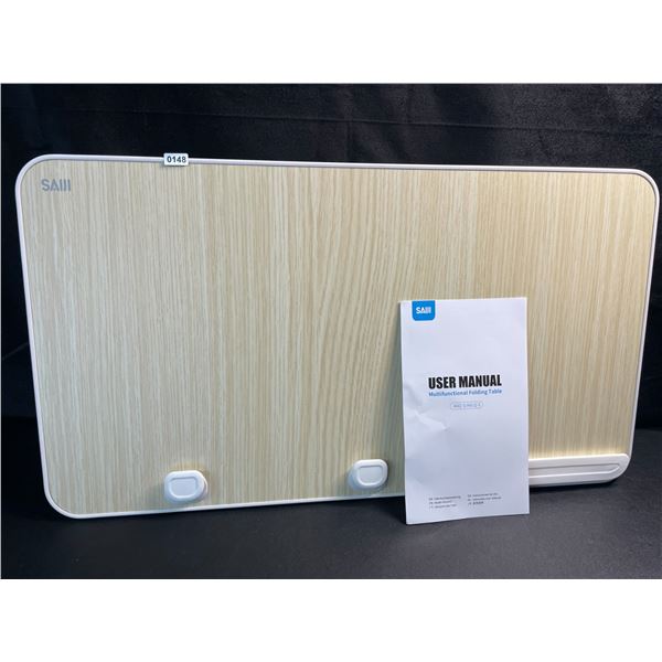 1 Multifunction Folding Table/Desk - Large 24" Size (Approx.) - Brand New!