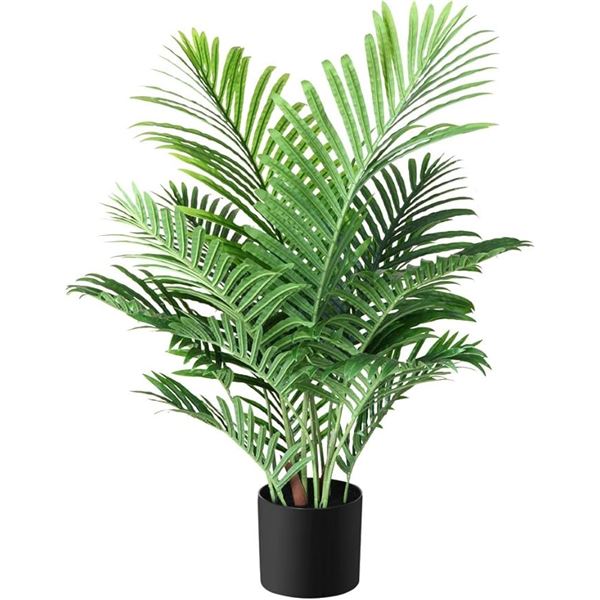 1 Fopamtri Artificial Majesty Palm Plant - 35-Inch (3FT Size) - Brand New in Box!