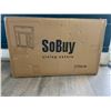 Image 3 : 1 Bathroom Cabinet Storage Shelf on Wheels (Model: Sobuy BXR31-W) - NEW IN BOX!