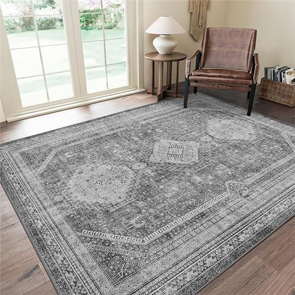 1 Genimo Large Area Rug - 8FT x 10FT - For Living Room/Bedroom w/ Non-Slip Backing - BRAND NEW!